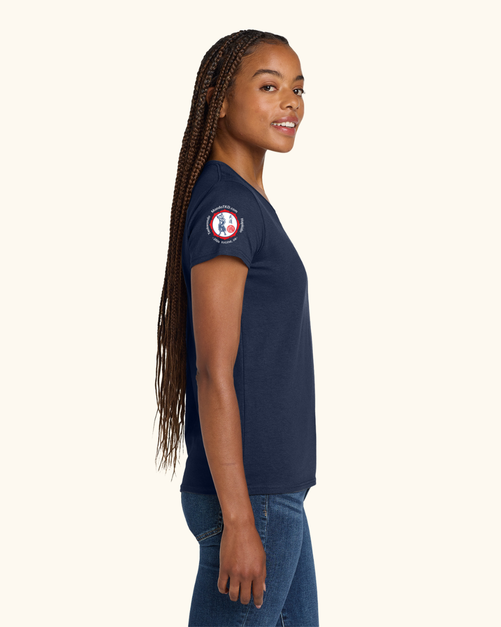 Women's Short Sleeve V-Neck - Heavy Cotton